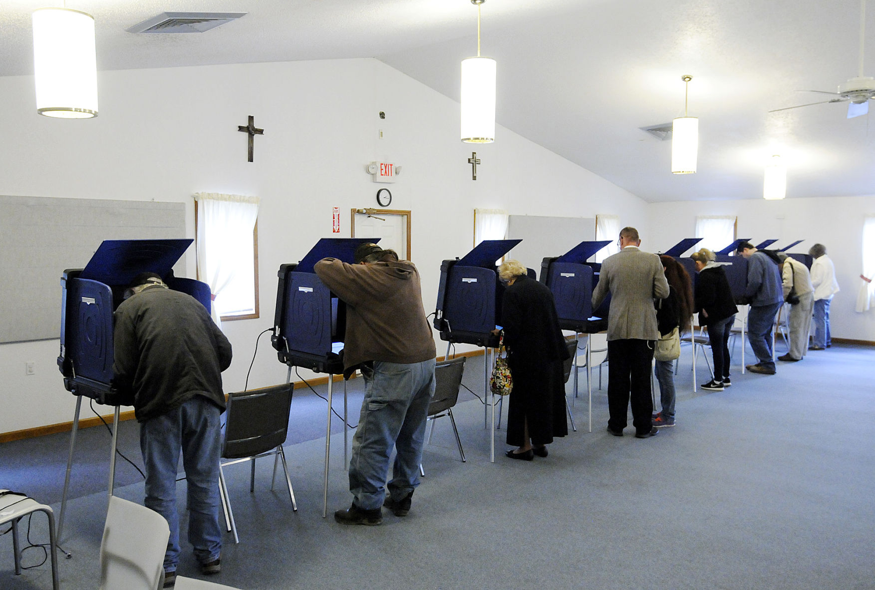 At the polls